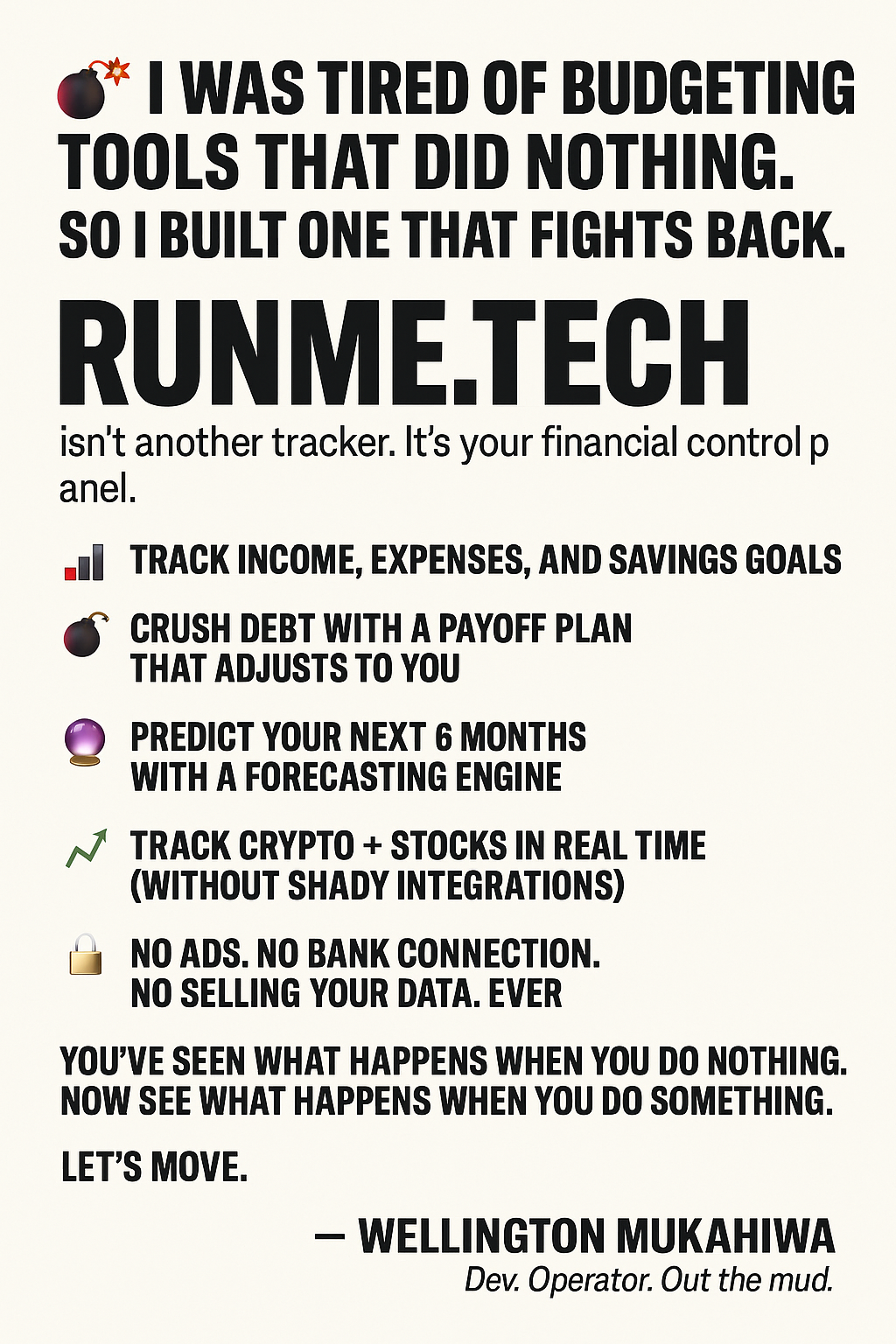 Track Spending, Pay Off Debt, and Predict Your Cash Flow with Runme.tech