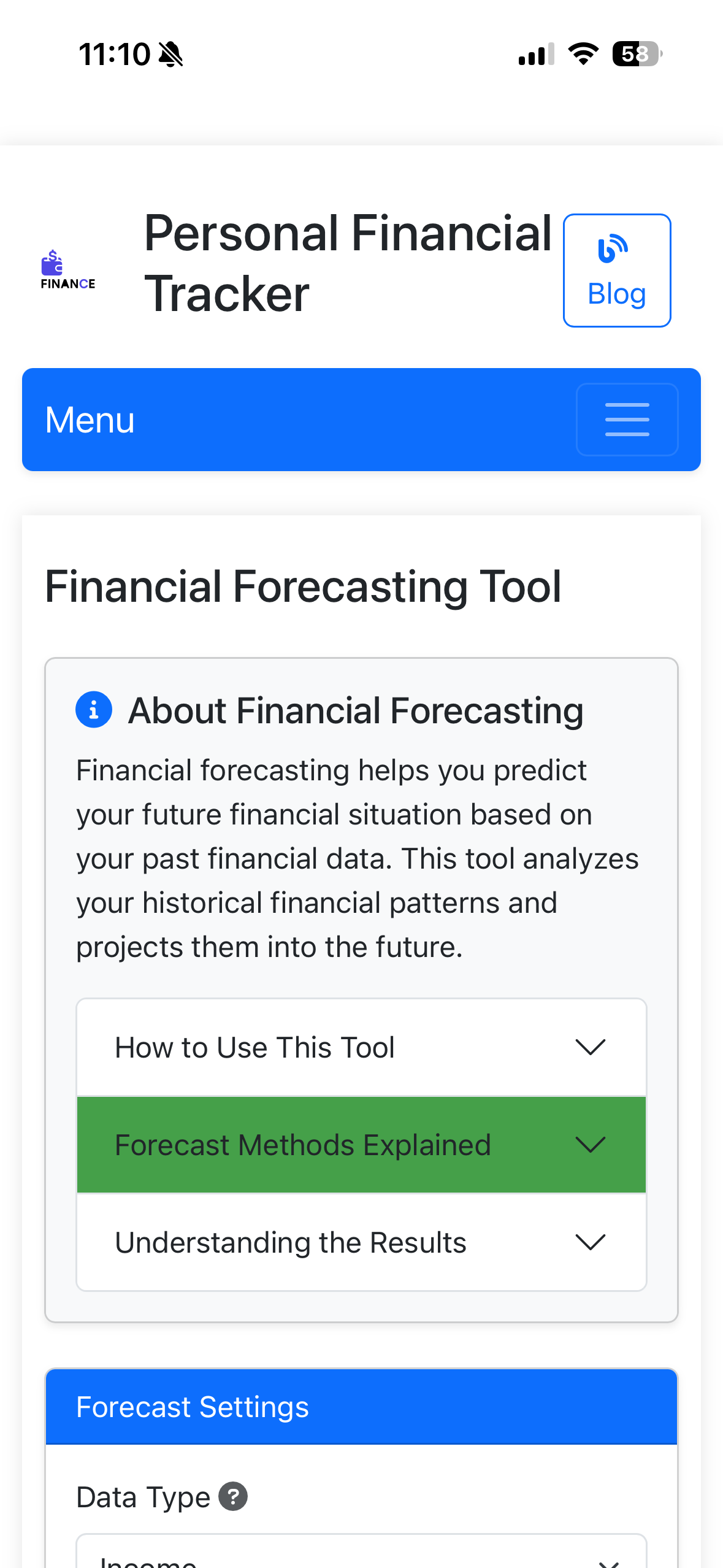 Financial Forecasting